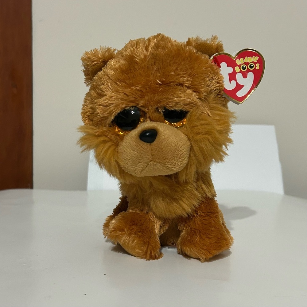 TY Beanie Boos - Barley the Dog (Glitter Eyes)